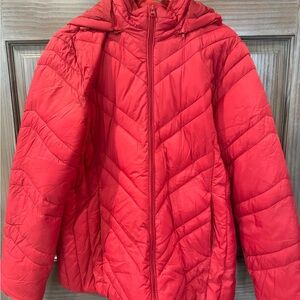 Xersion Red Quilted Jacket
